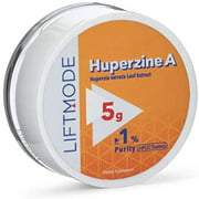 LiftMode Huperzine A Powder Supplement - Supports Focus & Cognition, Enhances Memory & Learning Ability, Huperzia Serrata Extract | Vegetarian, Vegan, Non-GMO, Gluten Free - 5 Grams (250 Servings)