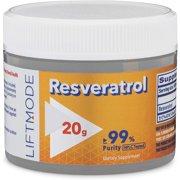 LiftMode Resveratrol Powder Supplement - Promotes Anti-Aging and Cognitive Health | Vegetarian, Vegan, Non-GMO, Gluten Free - 20 Grams (20 Servings)