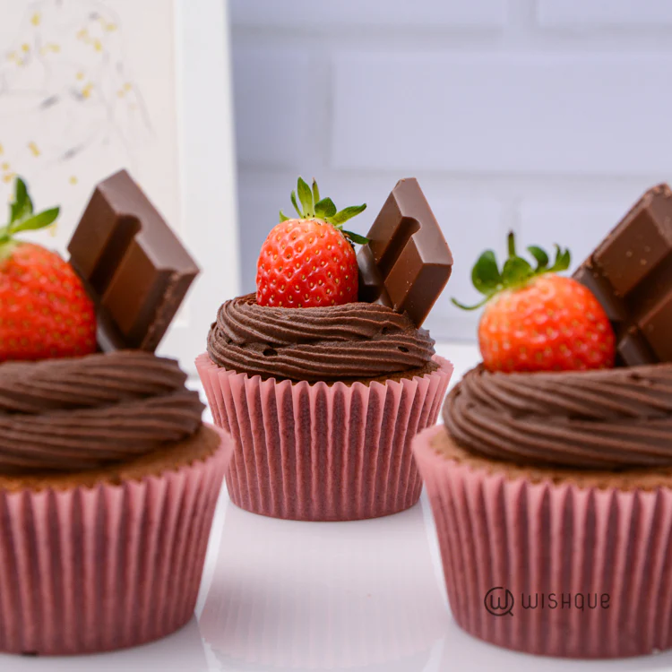 Chocoberry Milk Chocolate Cupcake Box